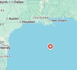 Map of Gulf of Mexico