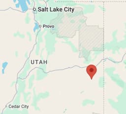 Map of Moab, Utah